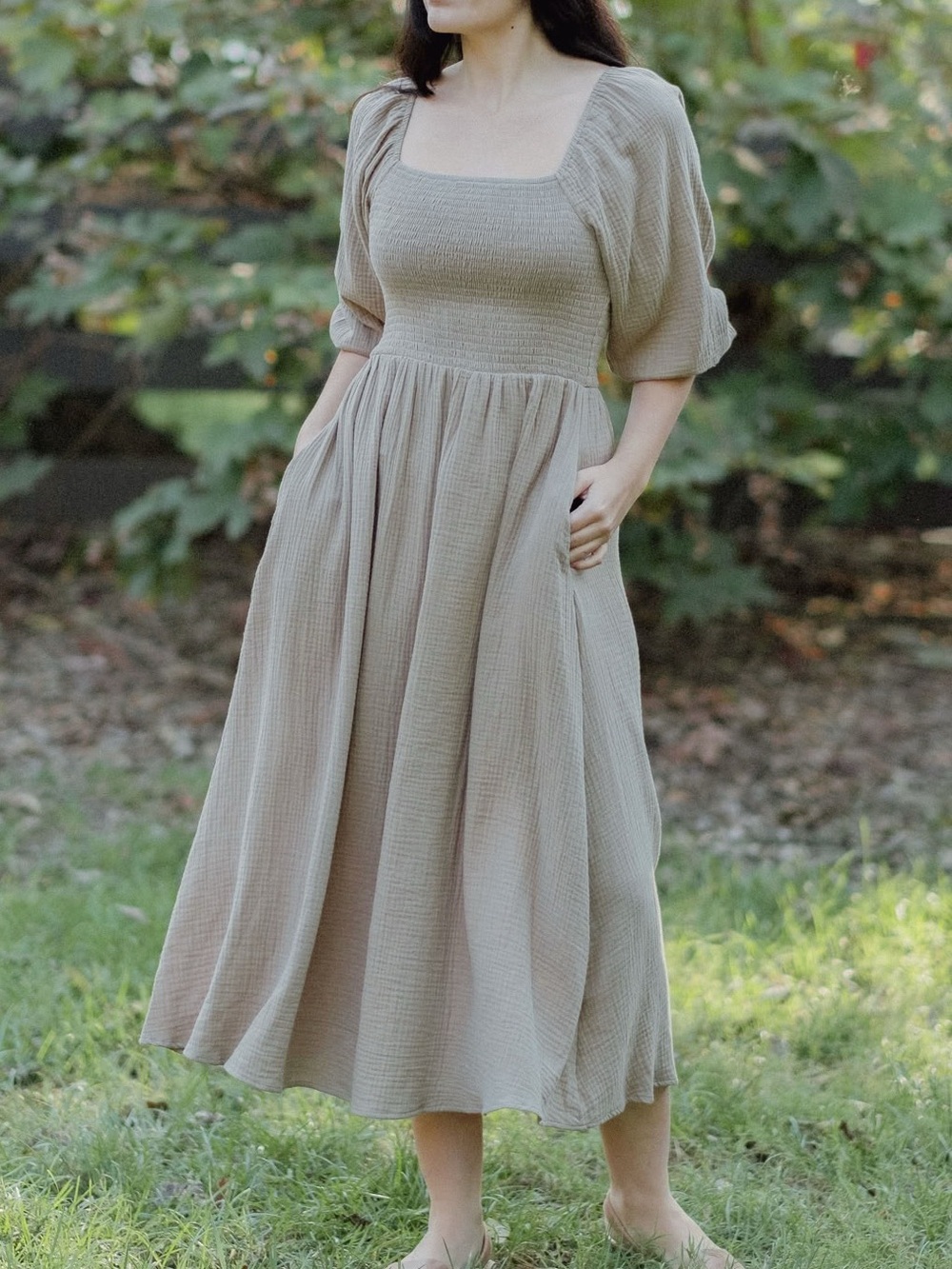 Neuflora "Hartselle Dress" in Taupe - Picture 14 of 15